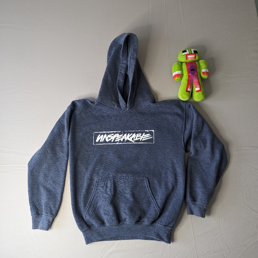 Unspeakable Youth Medium Hoodie Sweatshirt and 8-in Plush